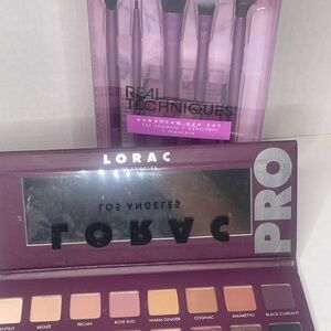 Bundle Lorax pro palette 4 and real techniques eyeshadow brushes.